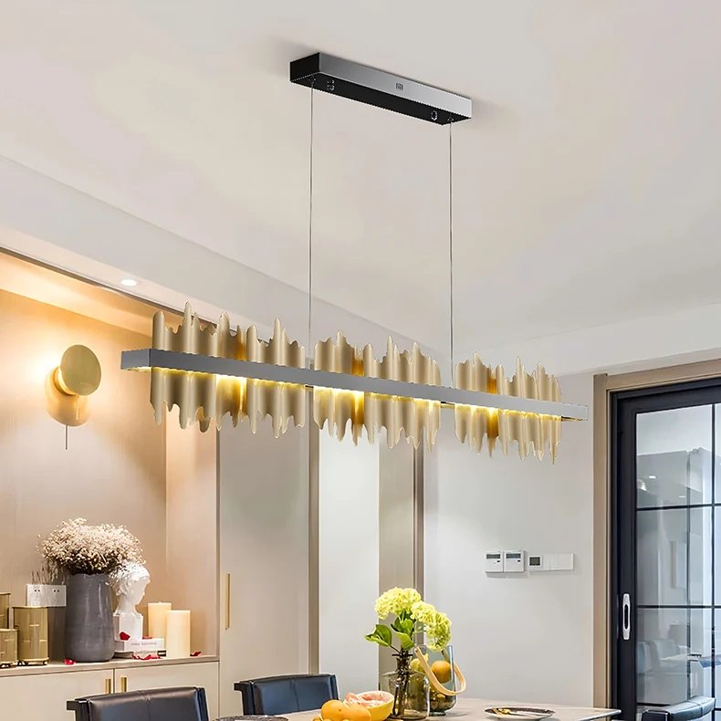 Nocturne Crest Linear Pendant Light