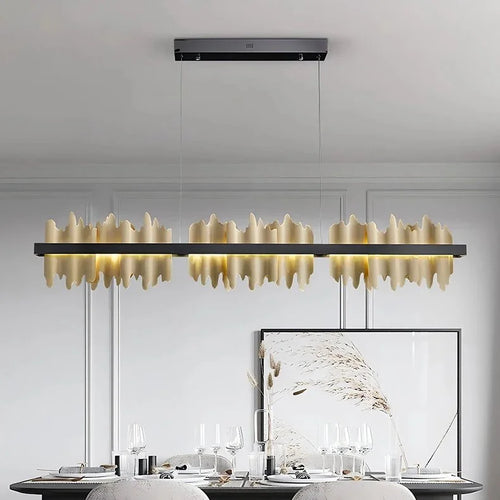 Nocturne Crest Linear Pendant Light
