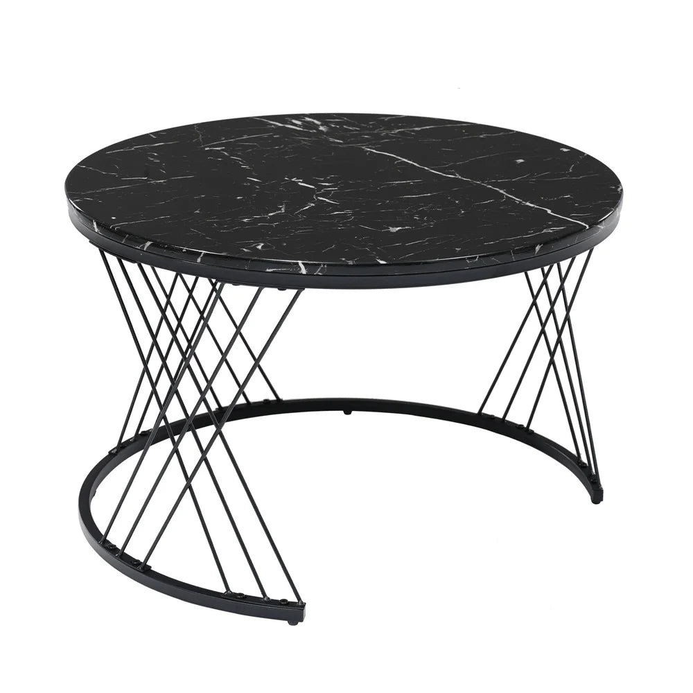 Luna Marble Coffee Table Set | Luxury Marble Furniture UK