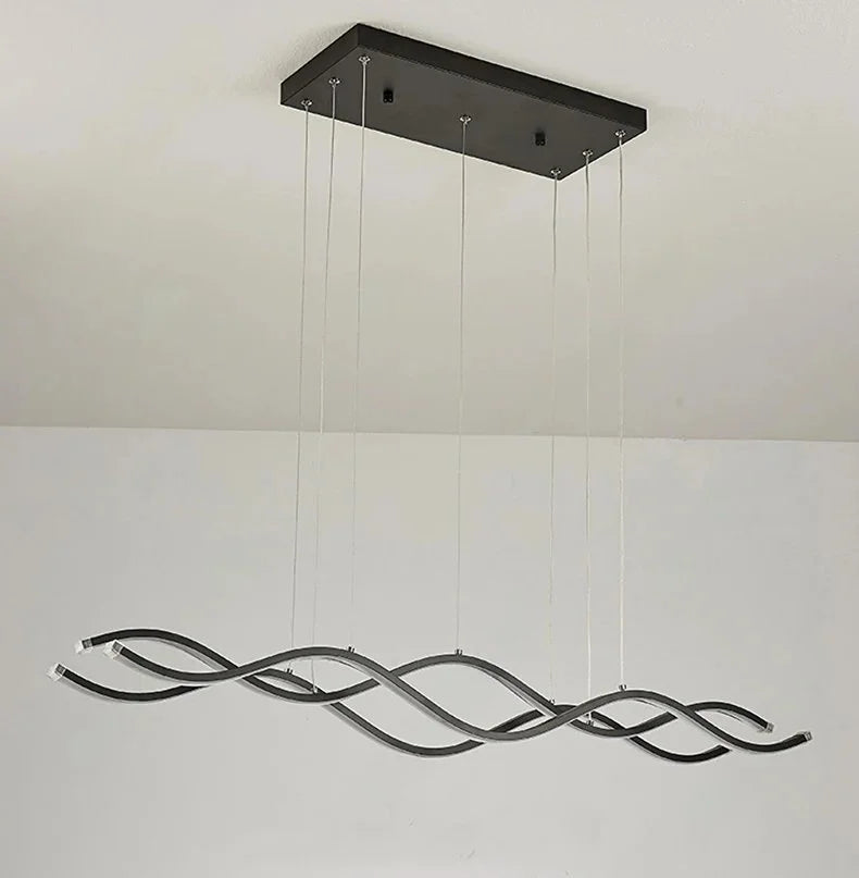 Luminara Three Wave LED Pendant Light