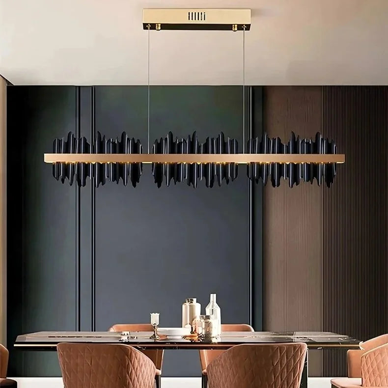 Nocturne Crest Linear Pendant Light