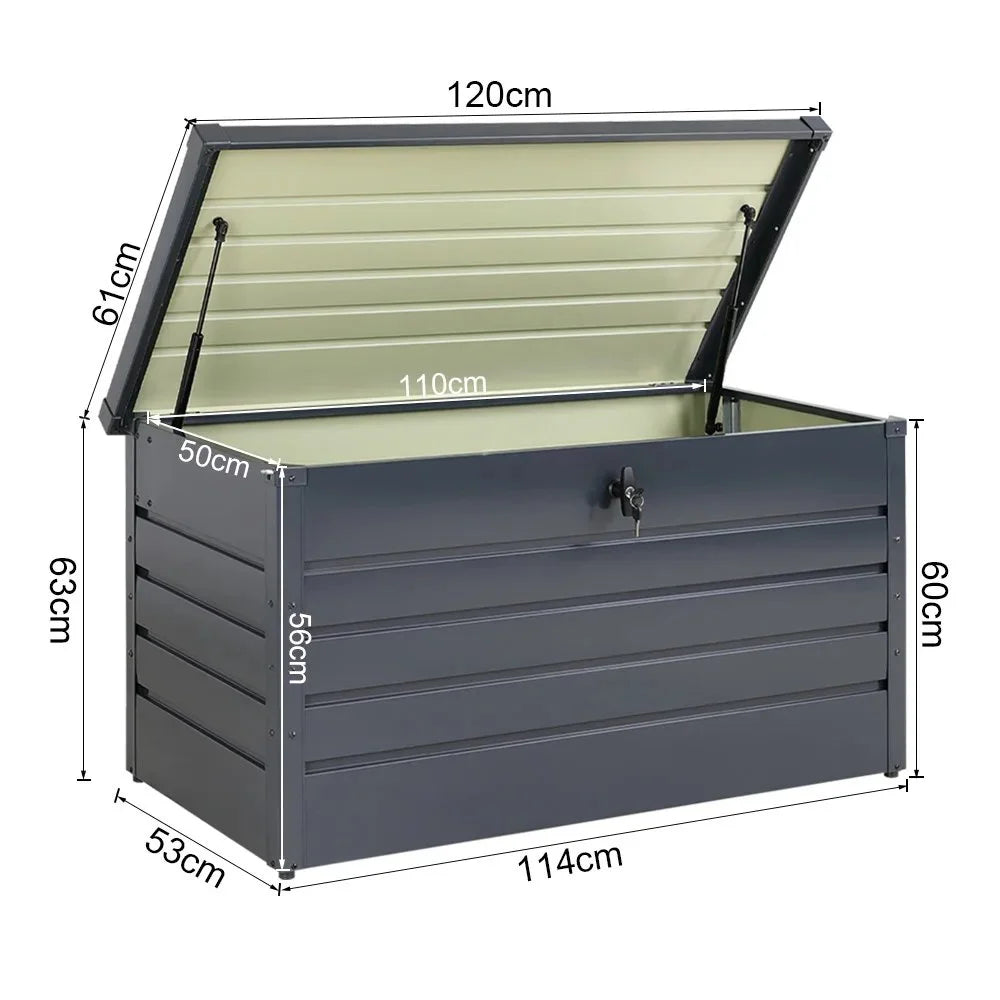 Luna Steel Garden Storage Box