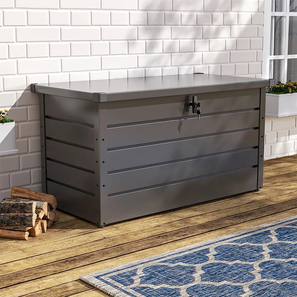 Luna Steel Garden Storage Box