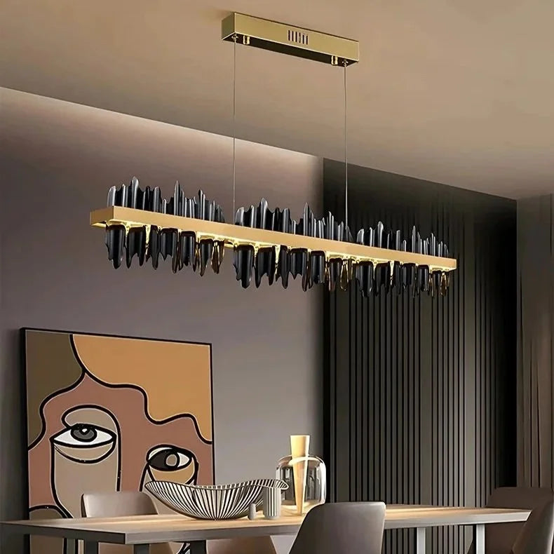 Nocturne Crest Linear Pendant Light