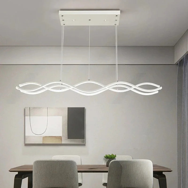 Luminara Three Wave LED Pendant Light