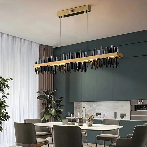 Nocturne Crest Linear Pendant Light