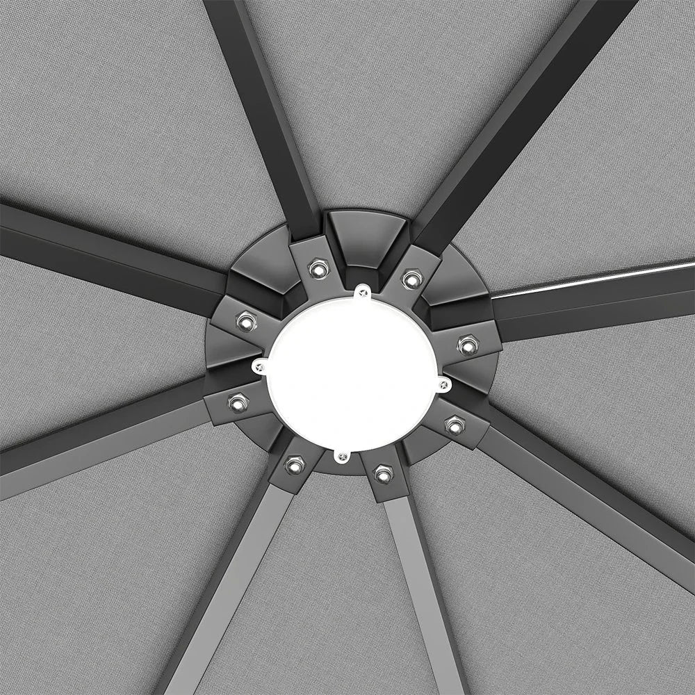 Luxe Haven Solar LED Gazebo