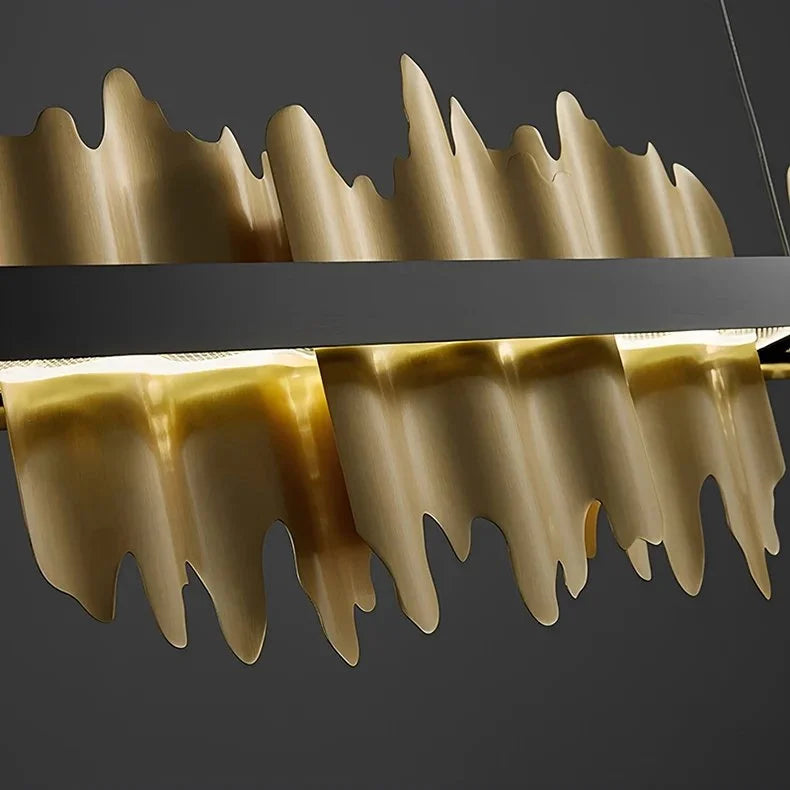 Nocturne Crest Linear Pendant Light