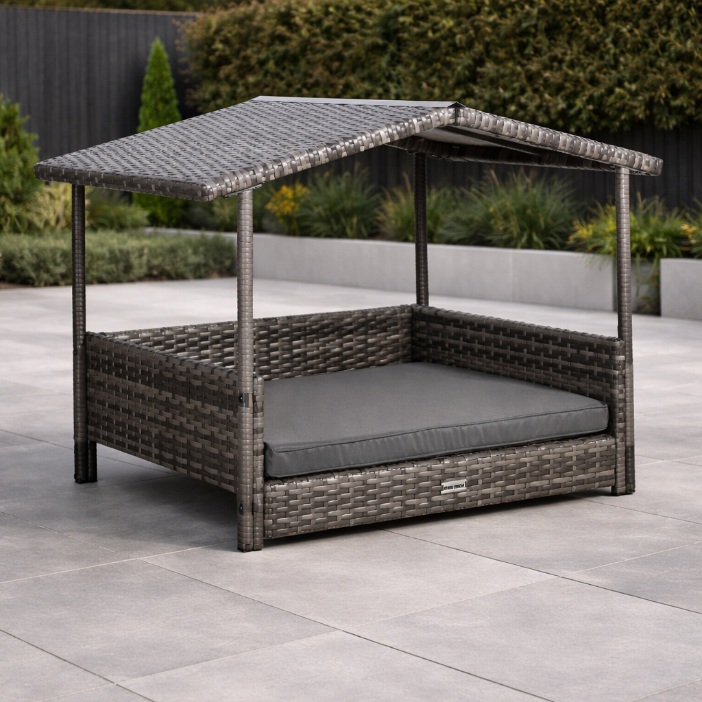 Rattan Outdoor Dog Daybed