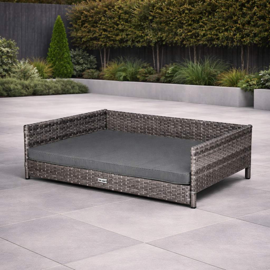 Rattan Outdoor Dog Daybed