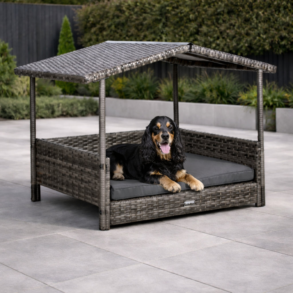Rattan Outdoor Dog Daybed