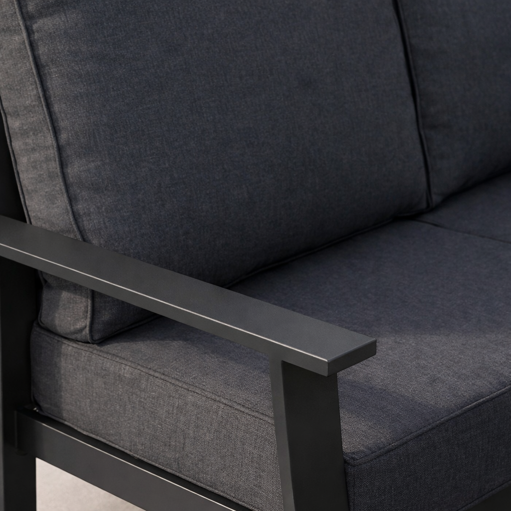 Aria Garden Sofa Fire Table Set