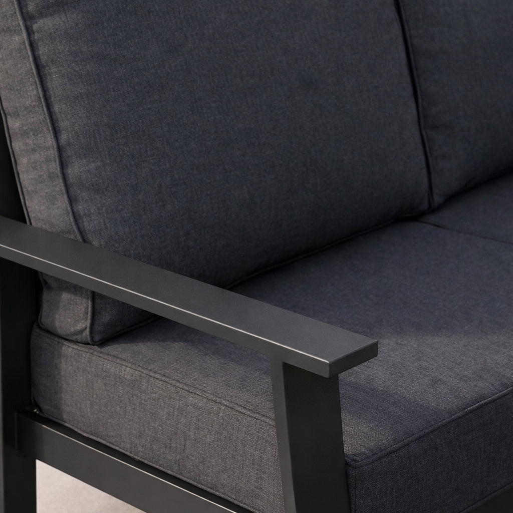 Aria Garden Sofa Fire Table Set