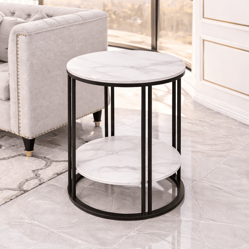 Aureon Round Side Table | Premium Outdoor Garden Table UK