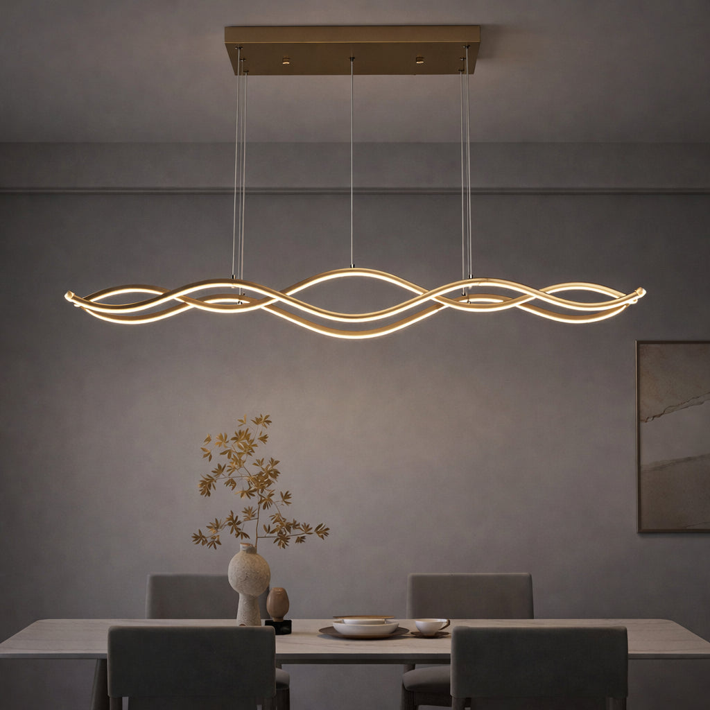 Luminara Three Wave LED Pendant Light