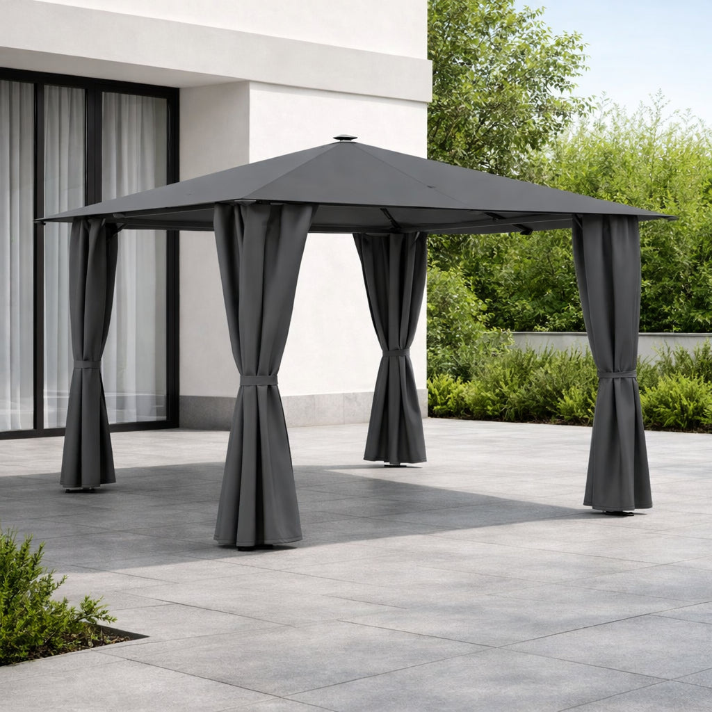 Luxe Haven Solar LED Gazebo