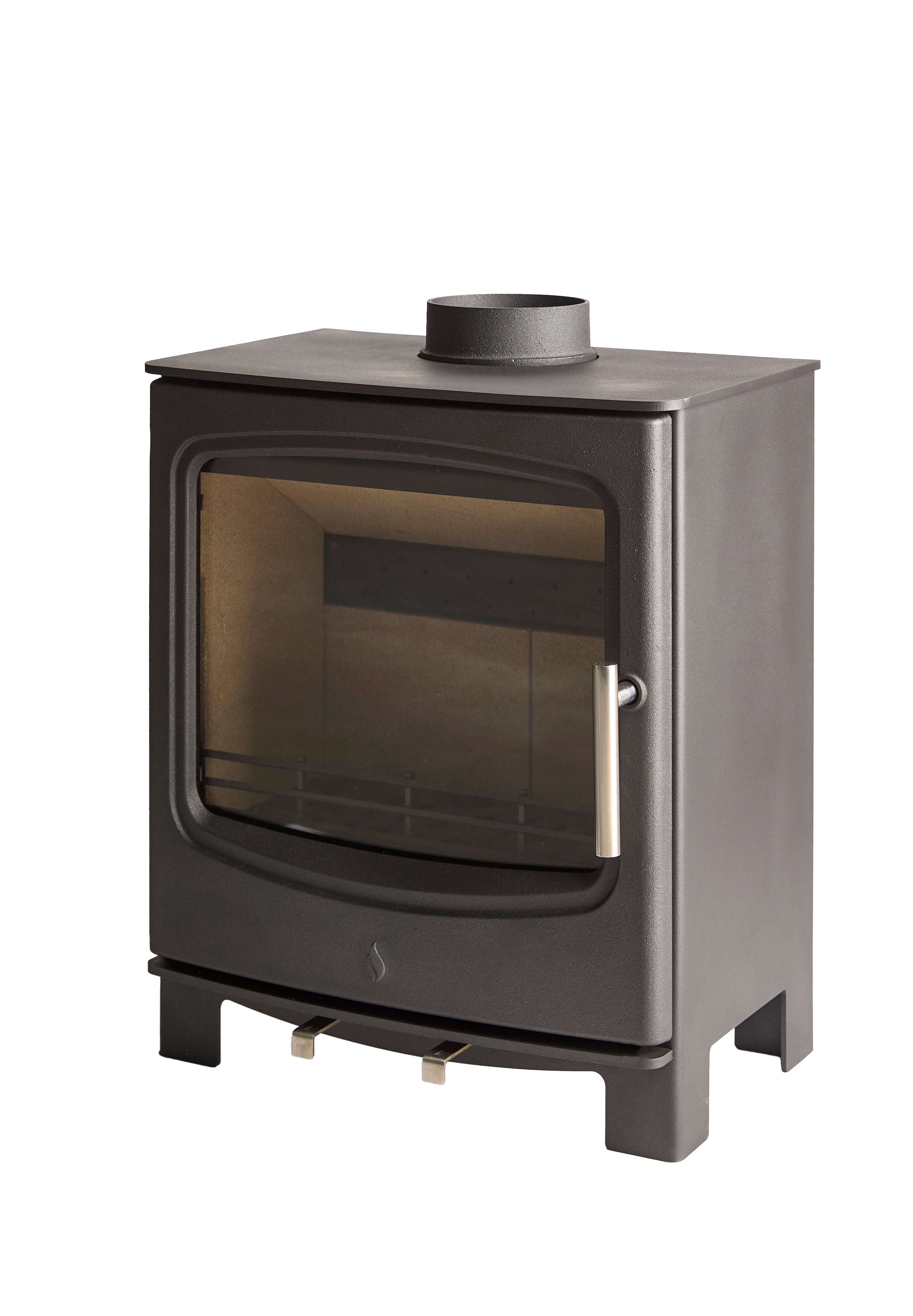 The Enya Flame Cast-Iron Multi-Fuel Stove