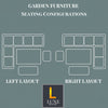 Lucendi Fire Corner Rising Dining Set