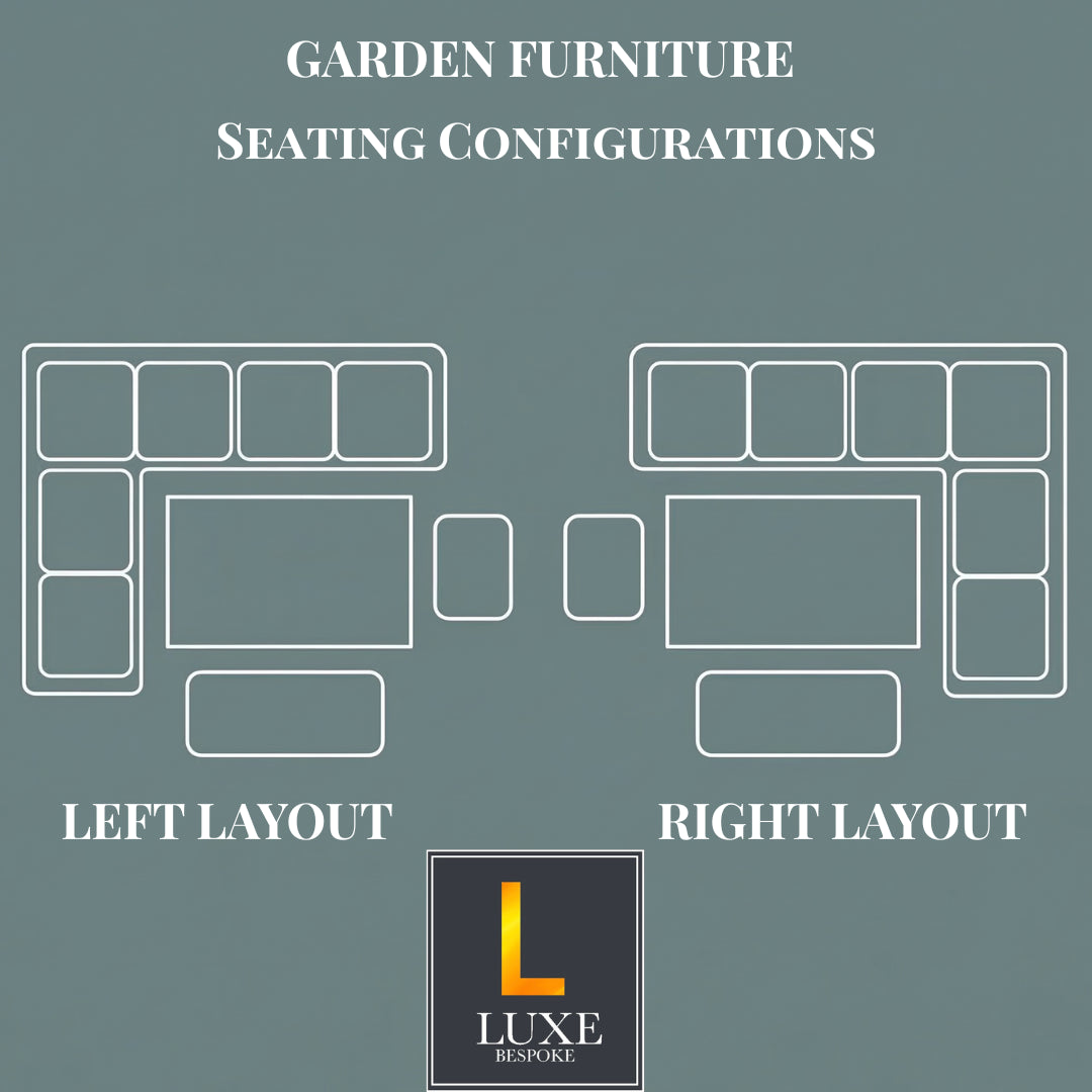 Aria Garden Sofa Fire Table Set