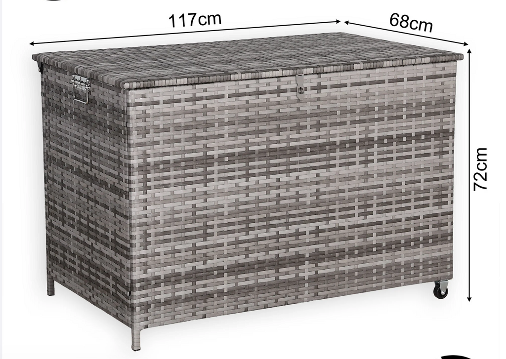 Outdoor Rattan Storage Box | Premium Garden Storage UK