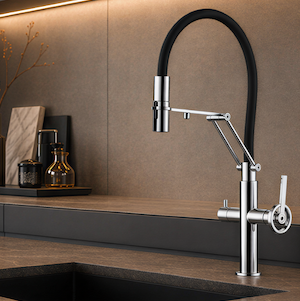 The Kensington Pull-Out Kitchen Mixer Tap Chrome