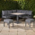 Aria Aluminium Garden Sofa Set Rising Table | Luxury Outdoor UK
