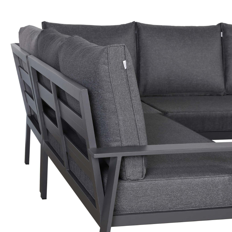 Aria Aluminium Garden Sofa Set with Rising Table
