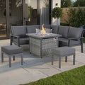 Aria Garden Sofa With Fire Table | Luxury Outdoor Furniture UK