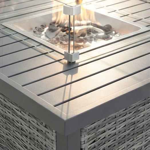 Aria Garden Sofa With Fire Table