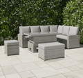 Portofino Small Corner Rising Table Sofa Set | Outdoor UK