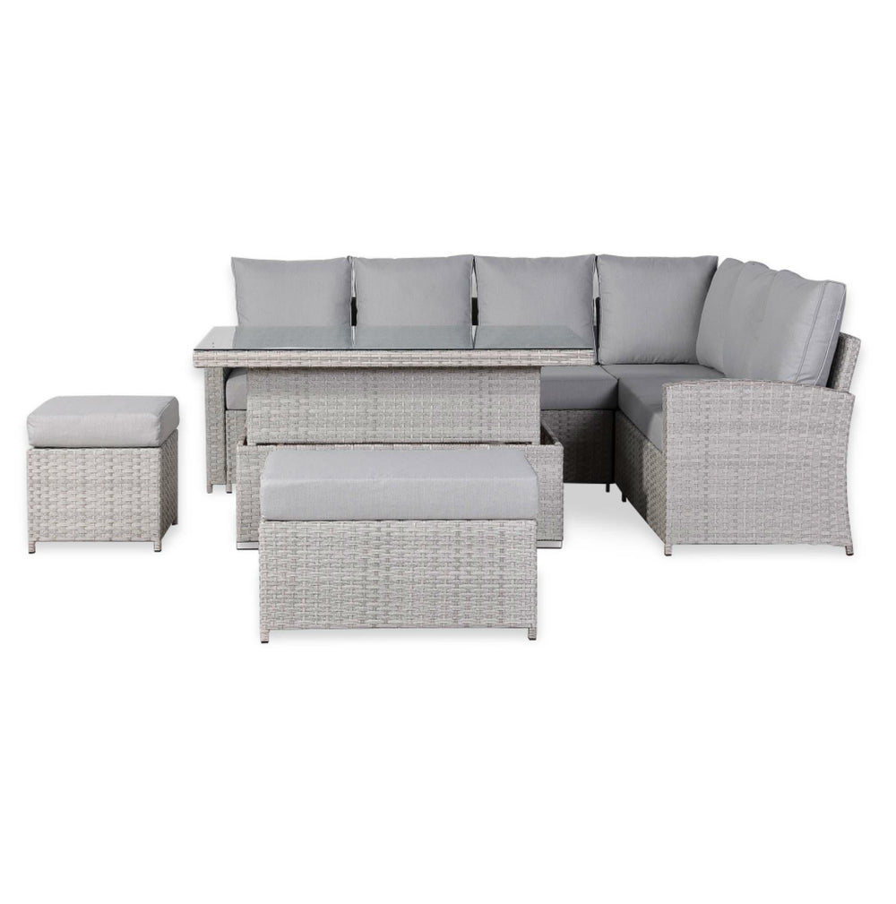 Portofino Small Corner Rising Table Sofa Set | Outdoor UK