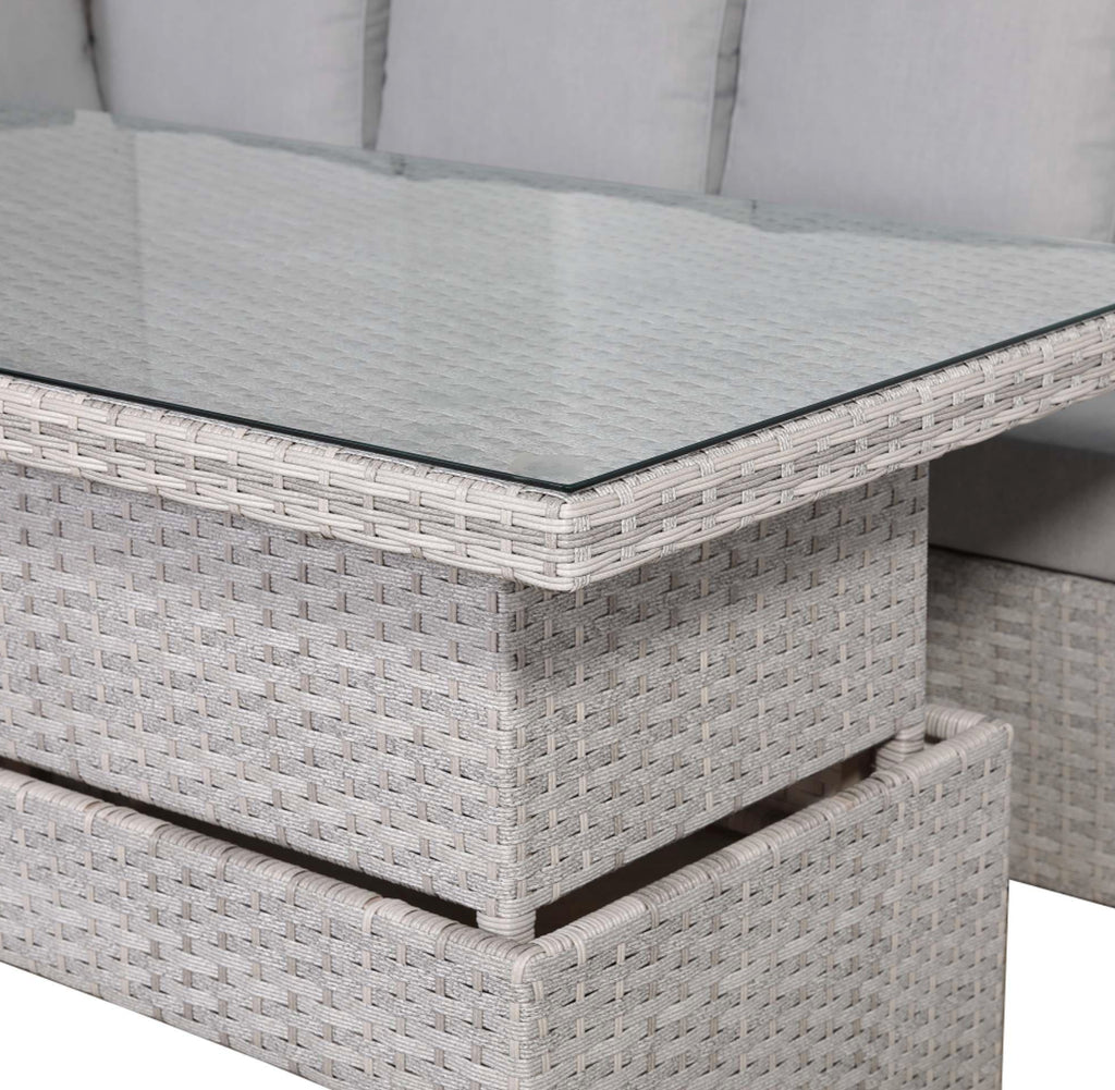 Portofino Small Corner Rising Table Sofa Set