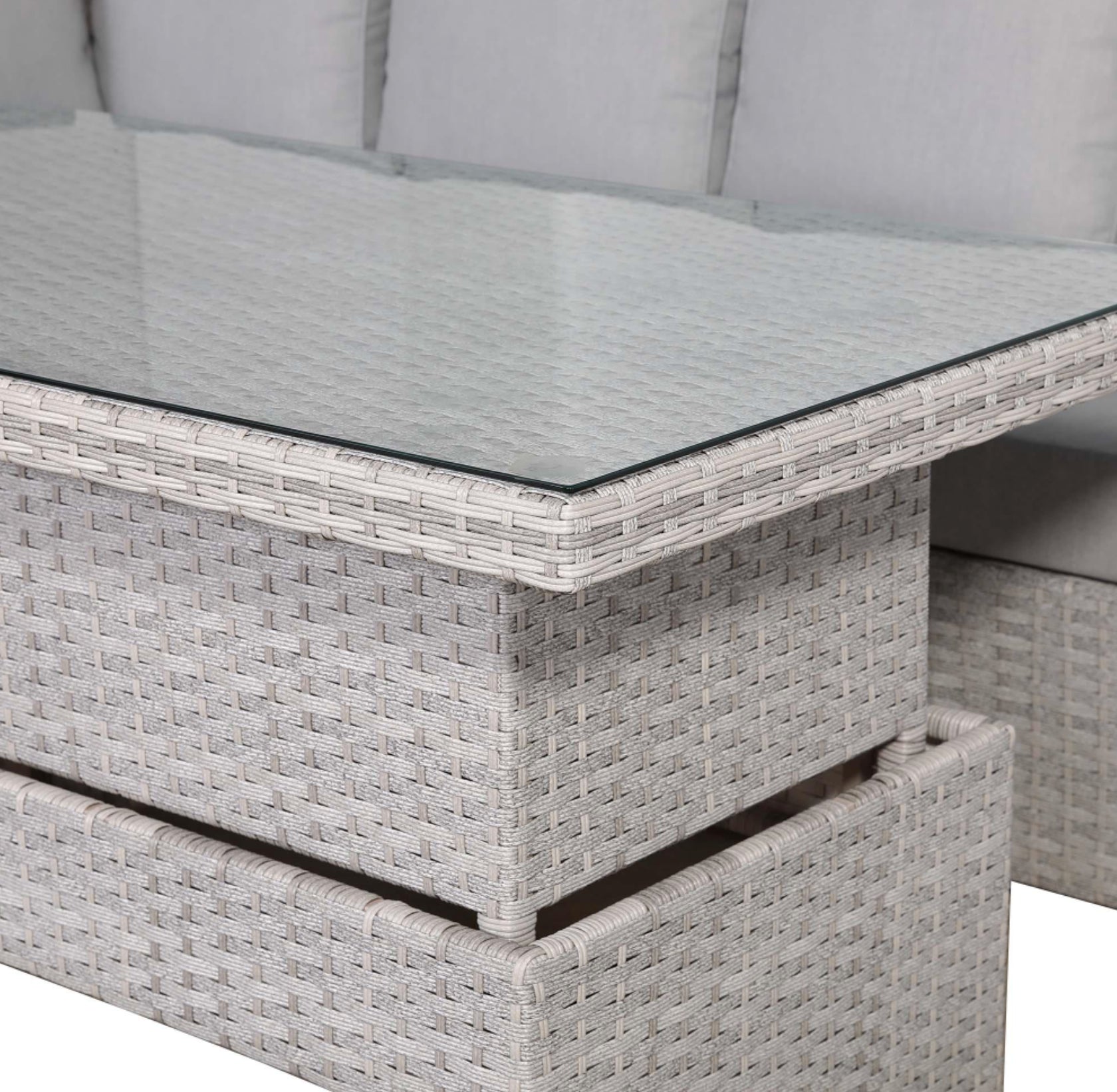 Portofino Small Corner Rising Table Sofa Set