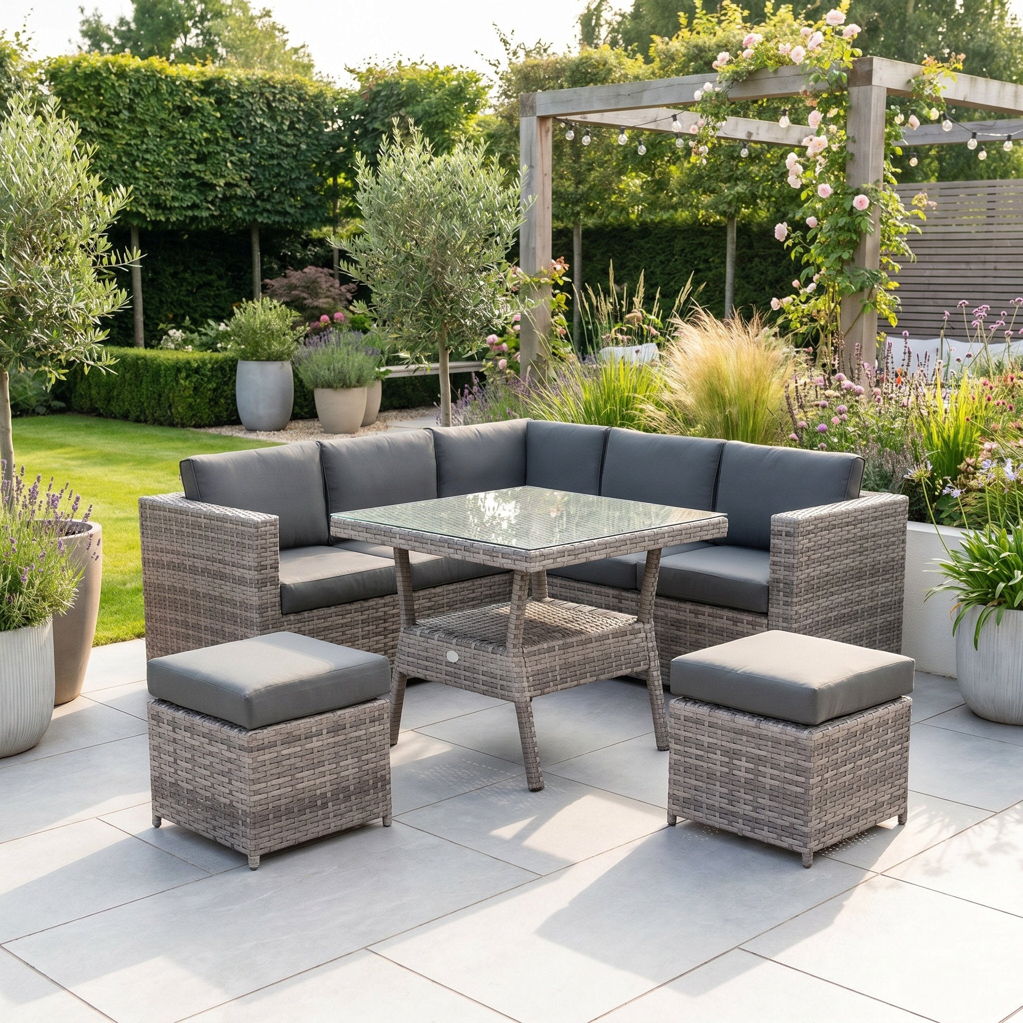 The Cuba Rattan Sofa Set