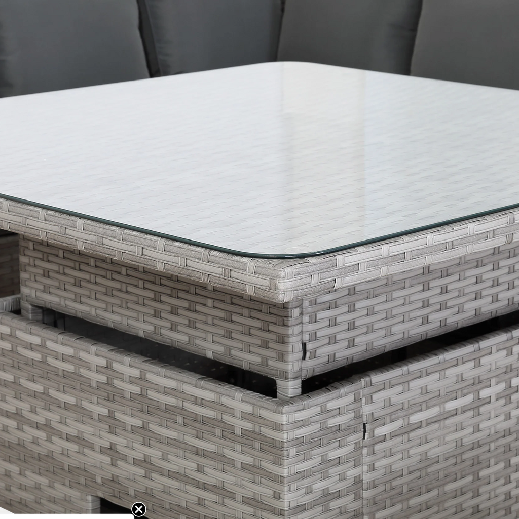 The Celestial 11 Seater Corner Dining Set with Rising Table