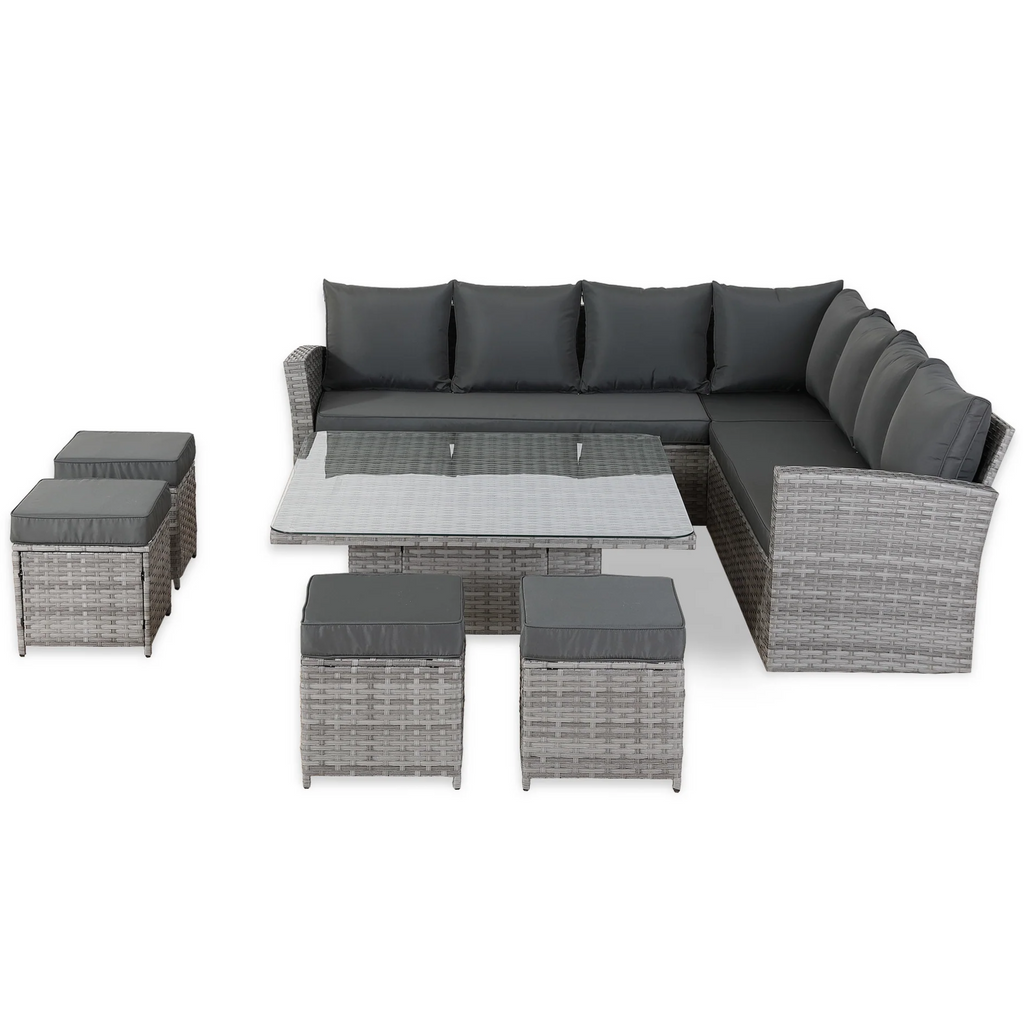 The Celestial 11 Seater Corner Dining Set with Rising Table