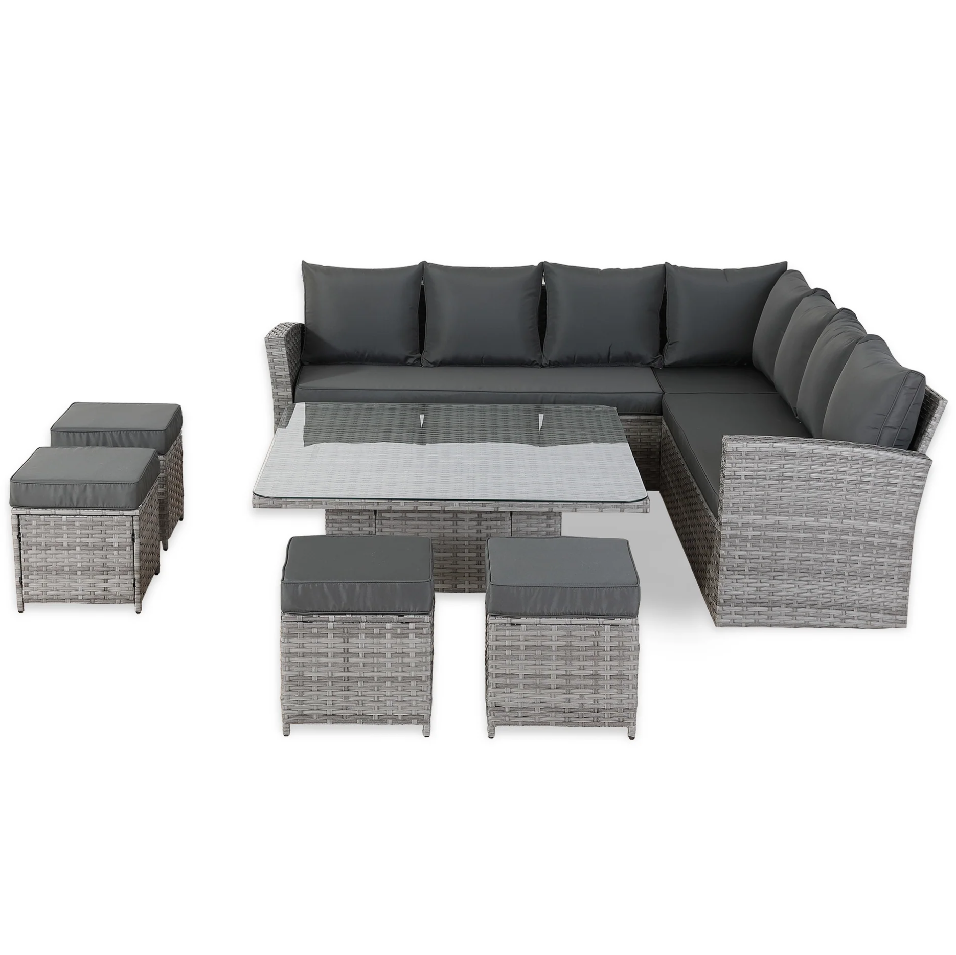 The Celestial 11 Seater Corner Dining Set with Rising Table