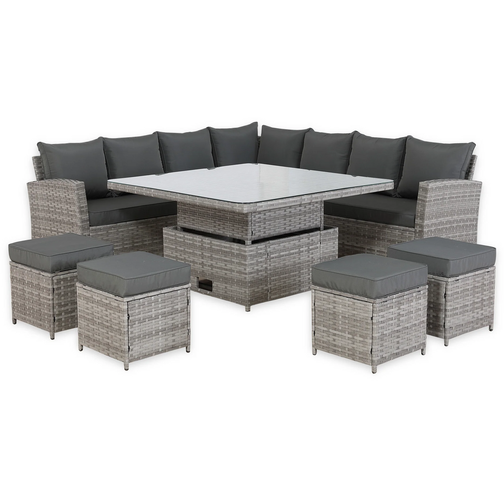 The Celestial 11 Seater Corner Dining Set with Rising Table