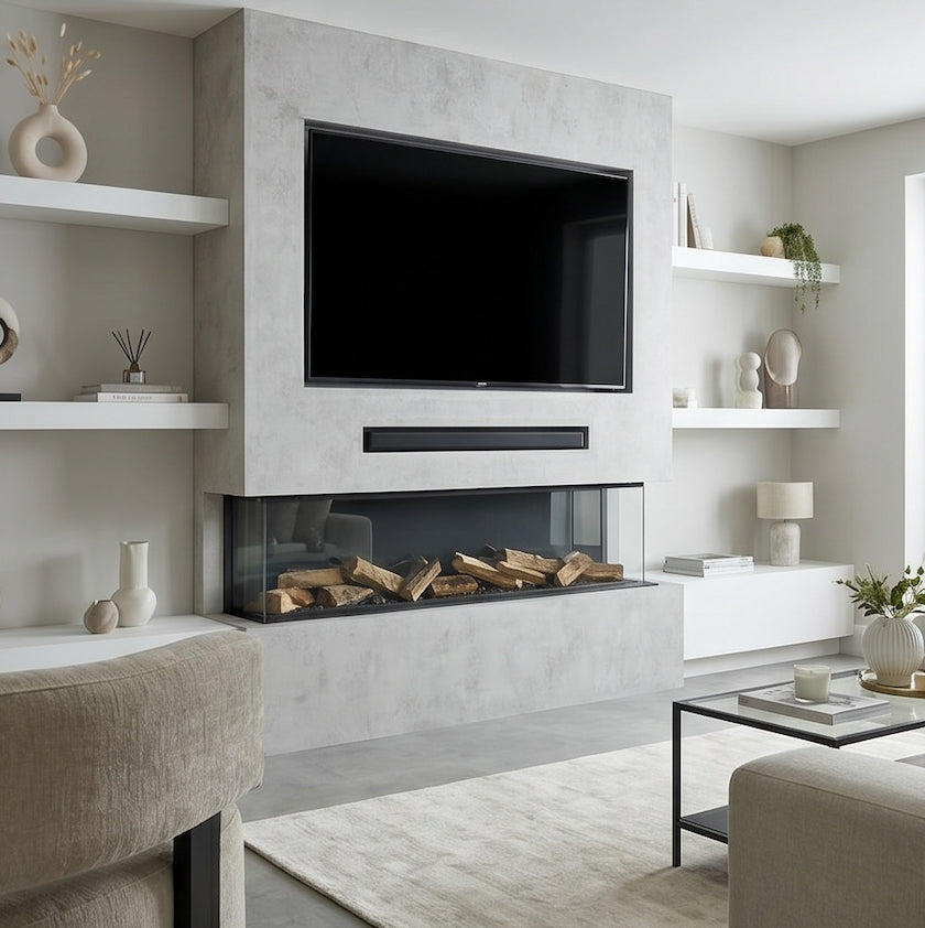 The Enya Flame Deep Format 3D Electric Fire