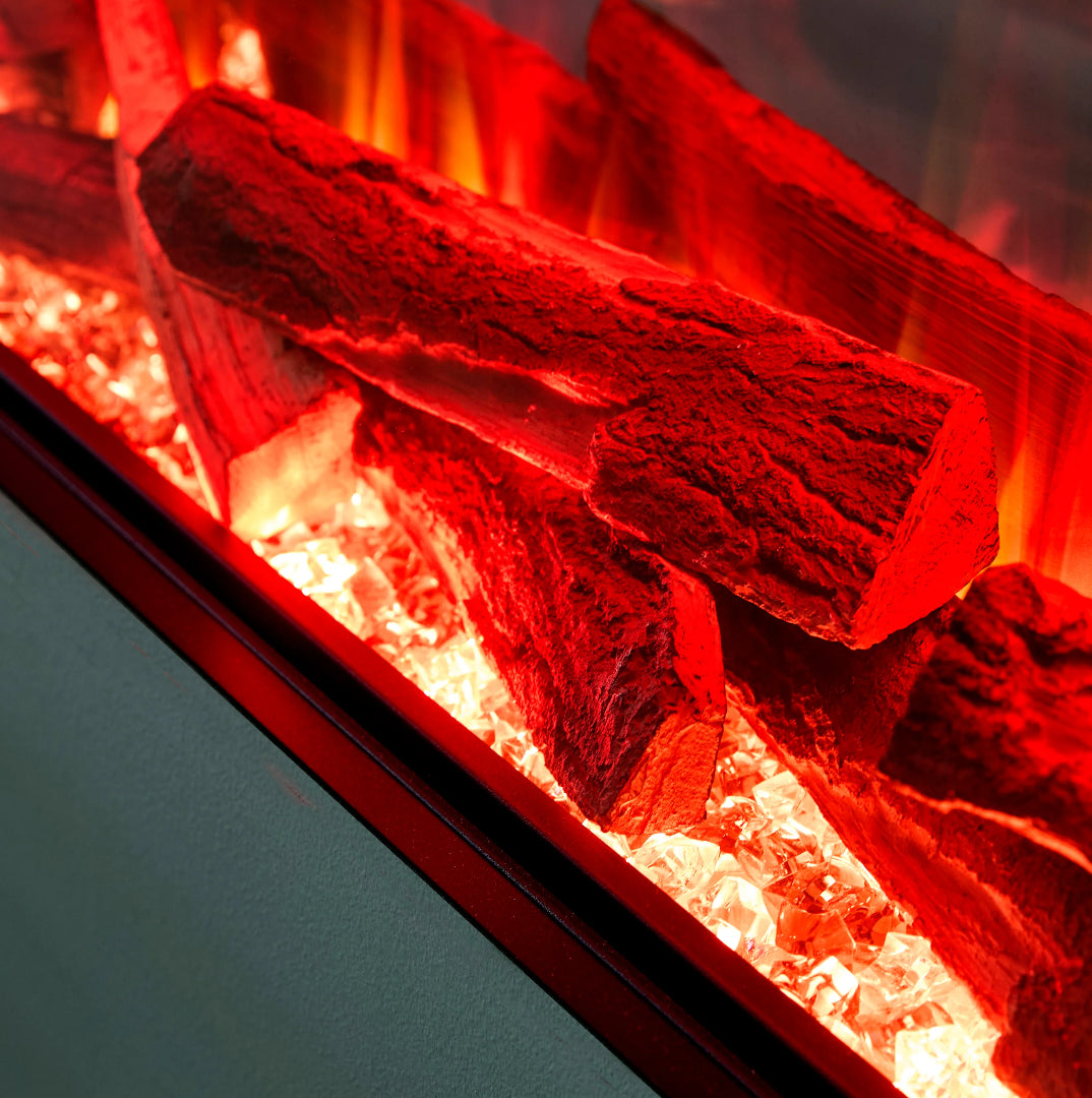 The Enya Flame Slimline Format 3D Electric Fire