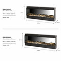 The Enya Flame Slimline Format 3D Electric Fire
