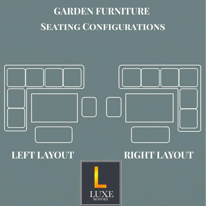 The Harmony Corner Sofa Set with Rising Table | Outdoor Furniture UK