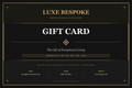Luxe Bespoke Gift Card | Luxury Home Gift UK