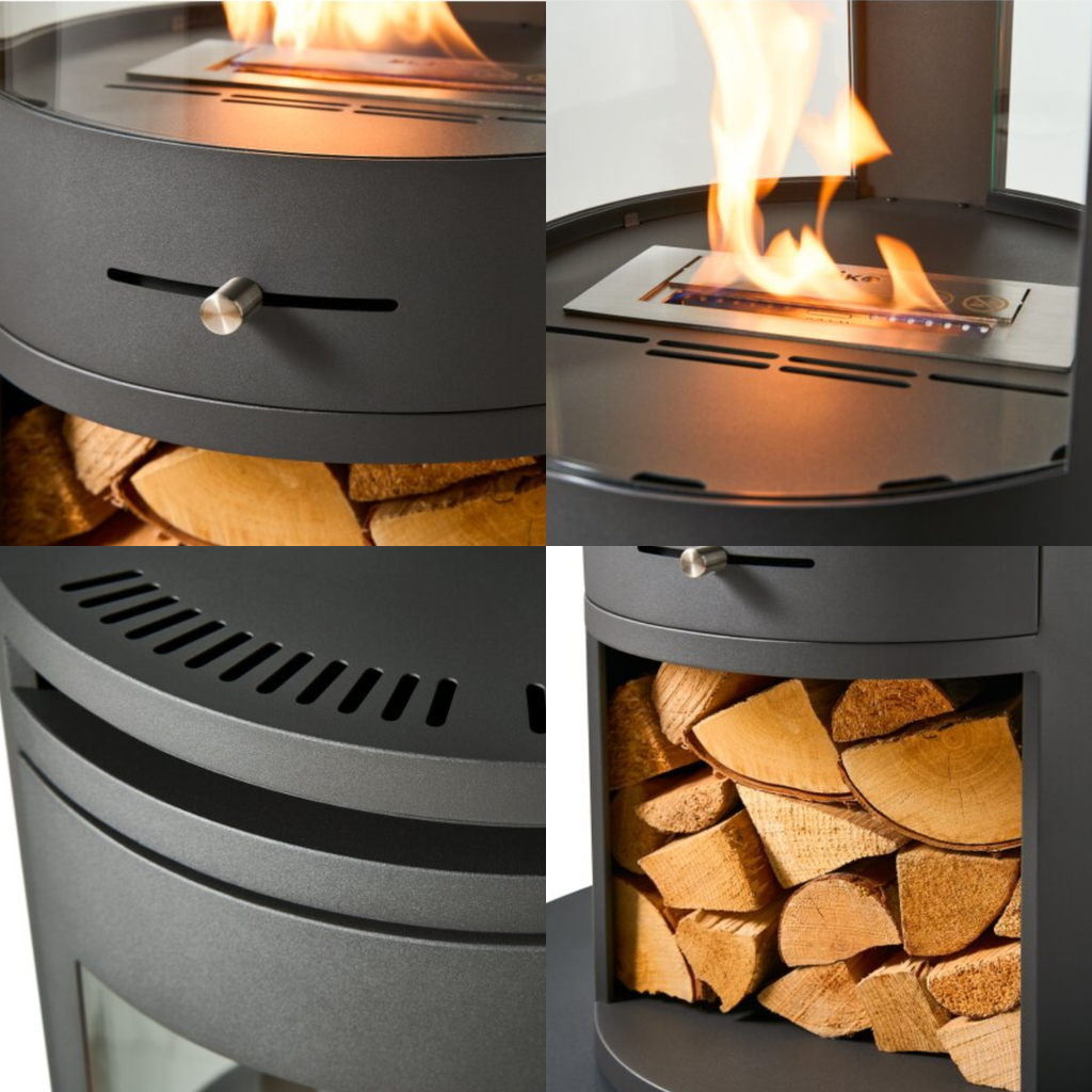 S7 Bio Ethanol Panoramic Stove